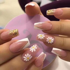 High Quality Artificial Nails 24 Peice Set D1