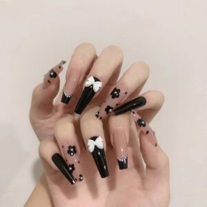High Quality Artificial Nails 24 Peice Set D2